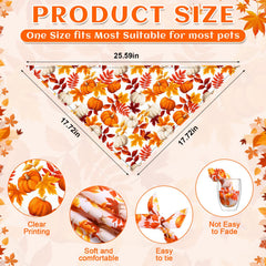 Bandanas Reginary con ajuste-triangulo-65cm, ideal para perros de diferentes tallas