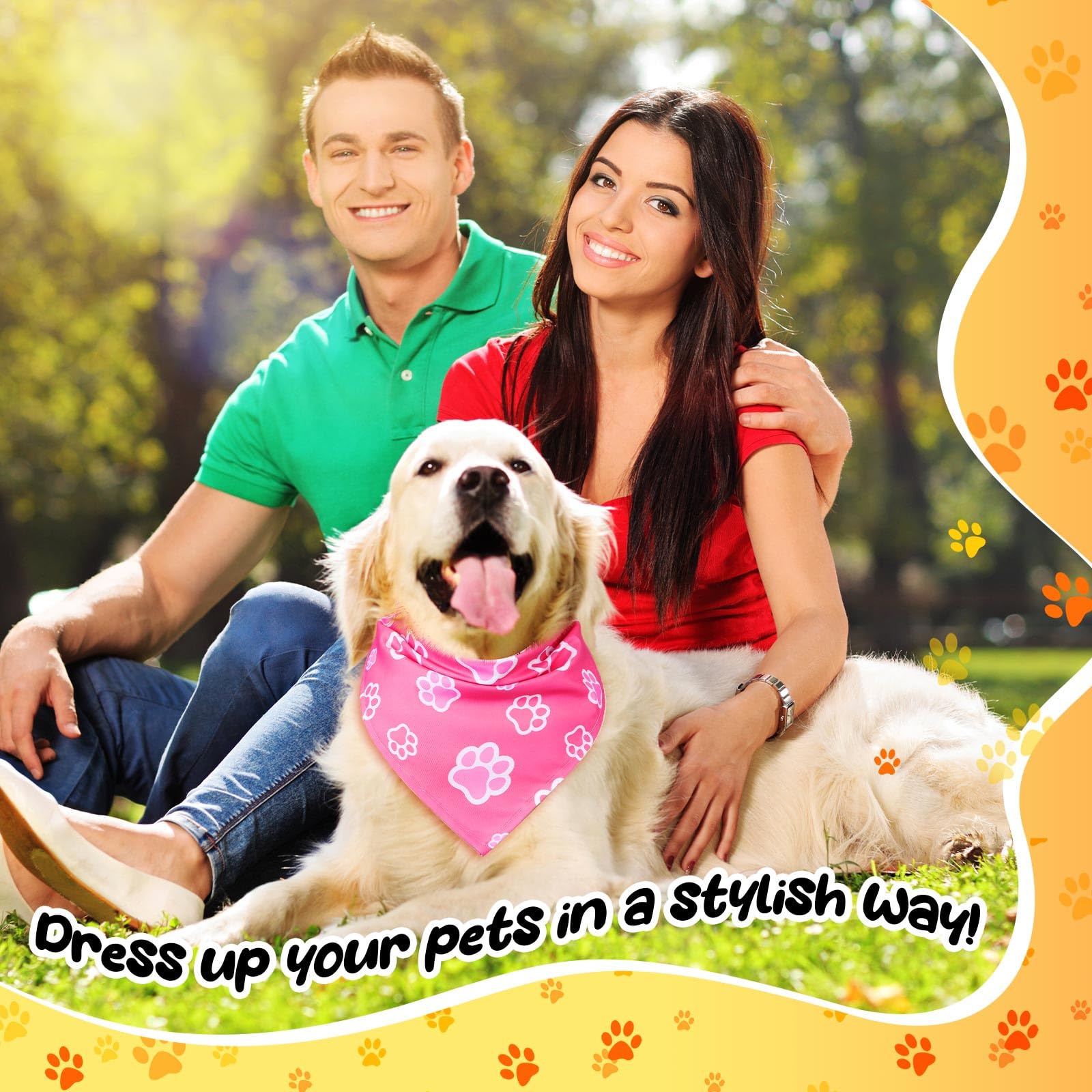 Bandanas Reginary para fiestas y sesiones de fotos de mascotas