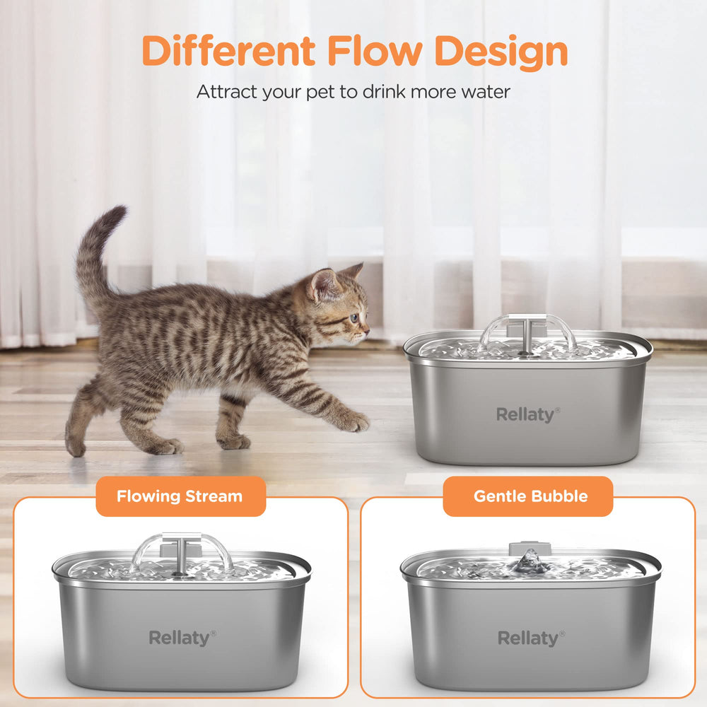Capacidad 3.2L ideal para mascotas pequeñas y medianas