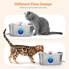 Flujo doble de agua de Rellaty facilita la hidratación natural.