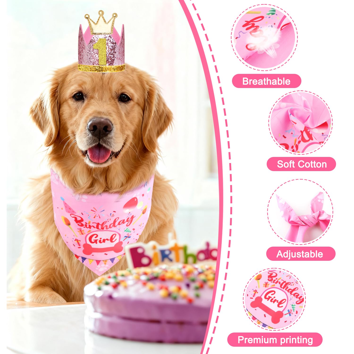 Número de cumpleaños Rensh para perros, útil para indicar la edad.