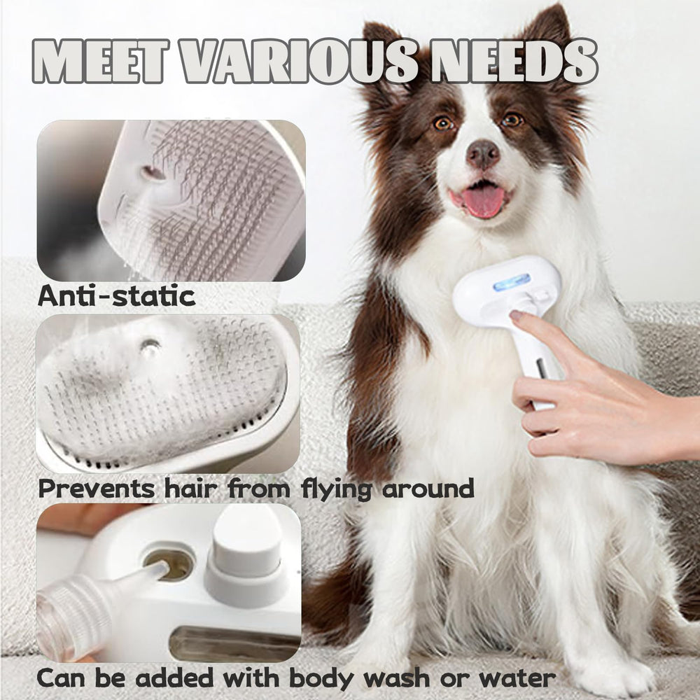 ReNu Dog Brush limpieza con un toque, elimina pelo suelto sin esfuerzo