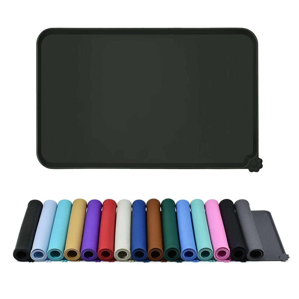 Tapis Reopet pour alimentation, imperméable, anti-débordement, protège le sol pendant les repas.