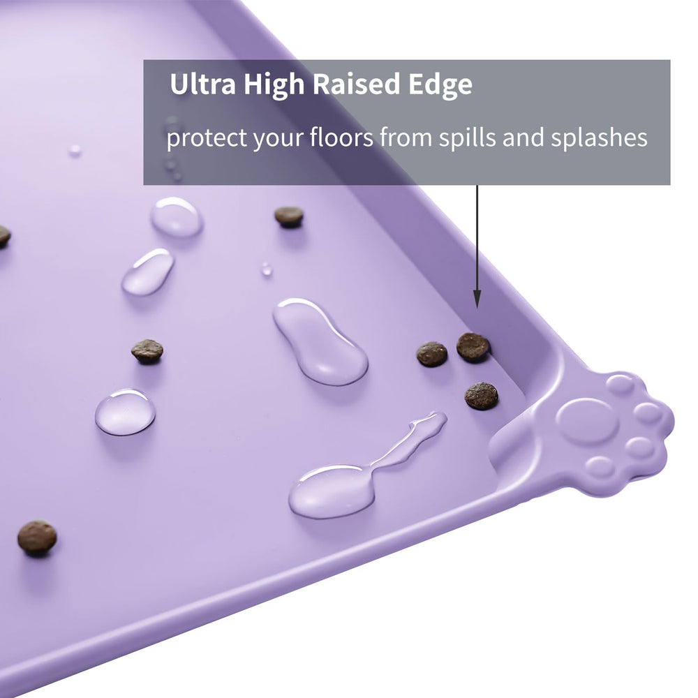 Tapis en silicone sans BPA Reopet pour repas sûrs.