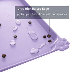 Tapis en silicone sans BPA Reopet pour repas sûrs.