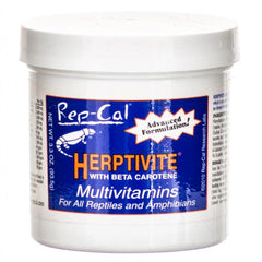 Rep-Cal Herptivite multivitamínico para reptiles, botella, potencia la salud general y bienestar diario.