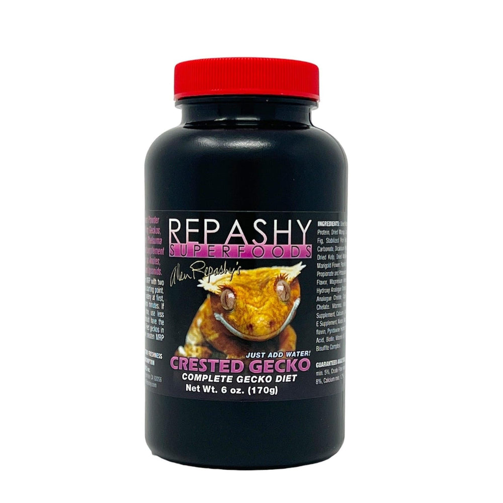Repashy dieta gecko cresta platano, soporte nutricional diario para geckos frugívoros.