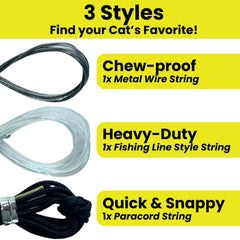 Repounce Forever Stick con cordón paracord duradero para variedad de juegos.