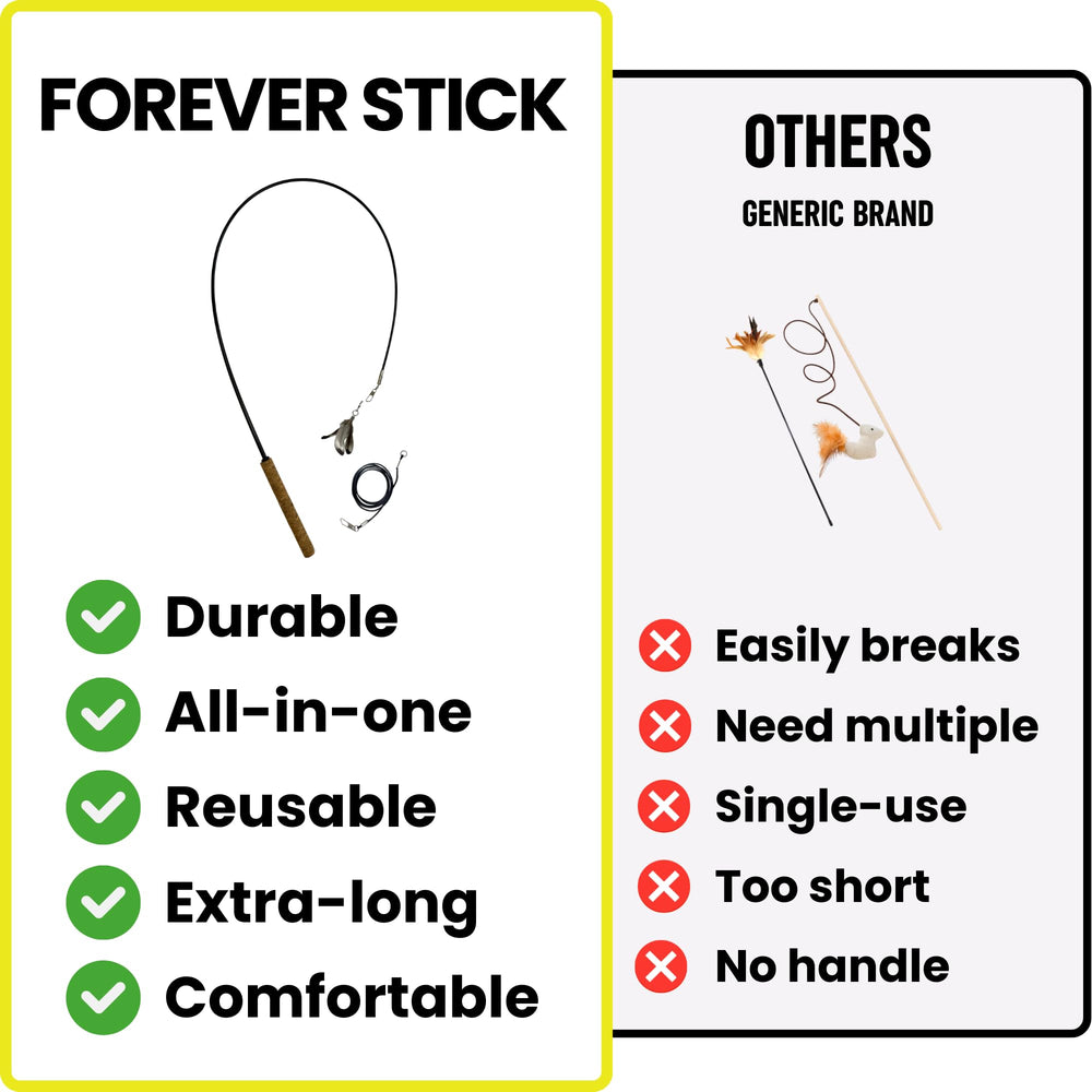 Repounce Forever Stick, cuerda y accesorios compatibles para mayor diversión.