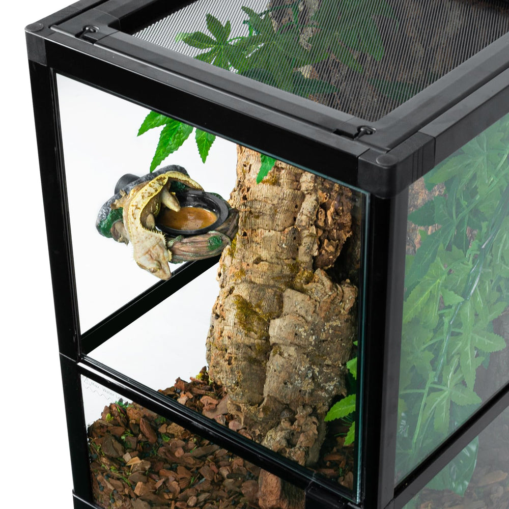 REPTI ZOO accesorio para terrario, resistente y no tóxico para reptiles.