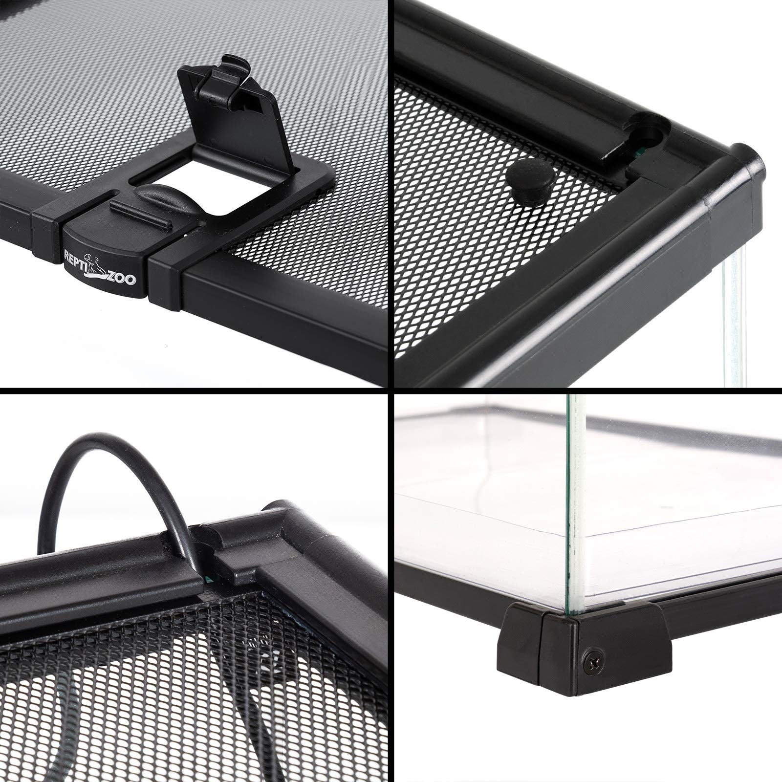 REPTI ZOO bandeja de PVC transparente para sustratos húmedos y limpieza