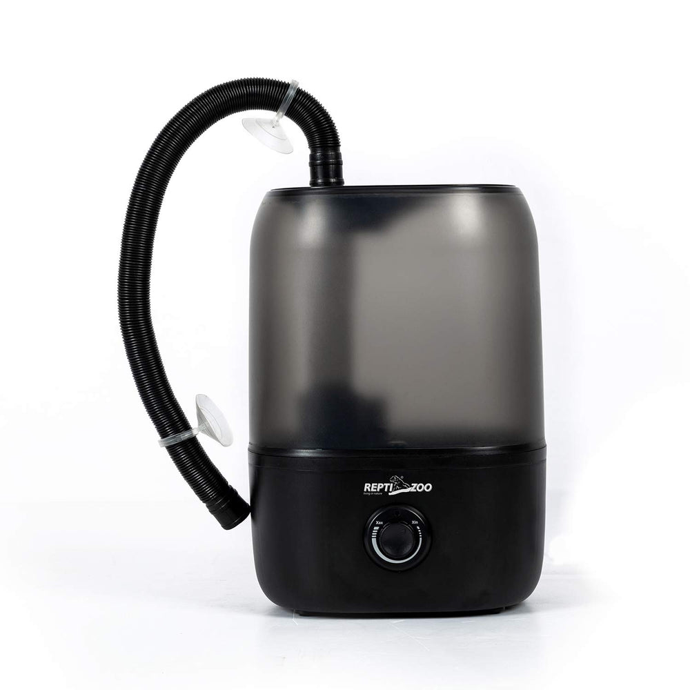 REPTI ZOO humidificador 4L visto frontal, mejora la humedad del terrario.