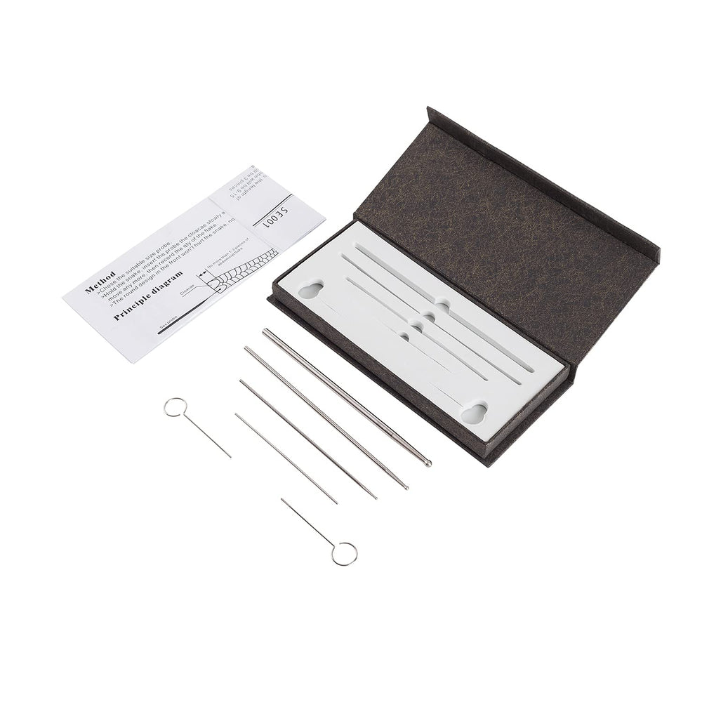 REPTI ZOO kit de sondas para serpientes con punta redonda, lectura precisa sin dañarlas.
