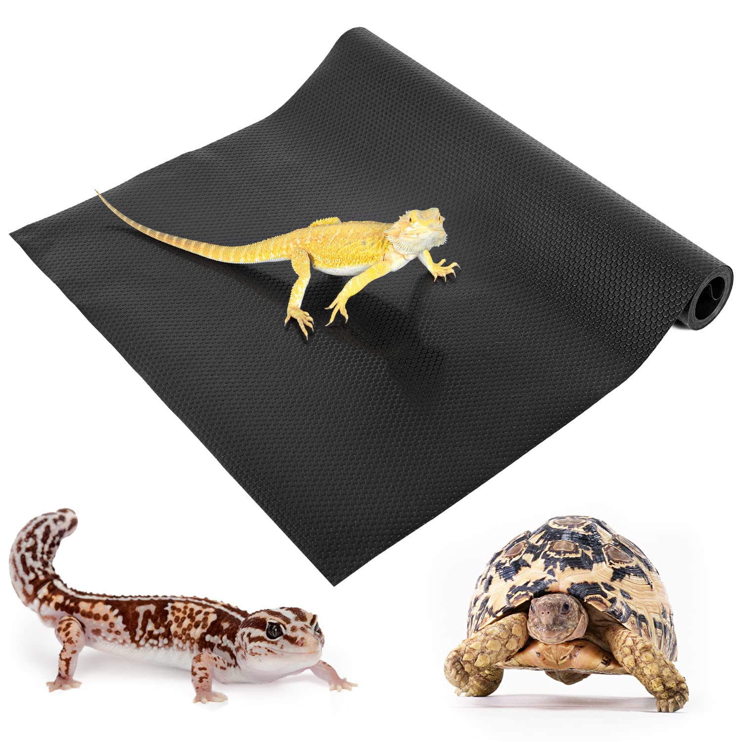 Tapete sustrato REPTI ZOO 118x23-6 pulgadas: limpieza fácil y superficie suave para reptiles
