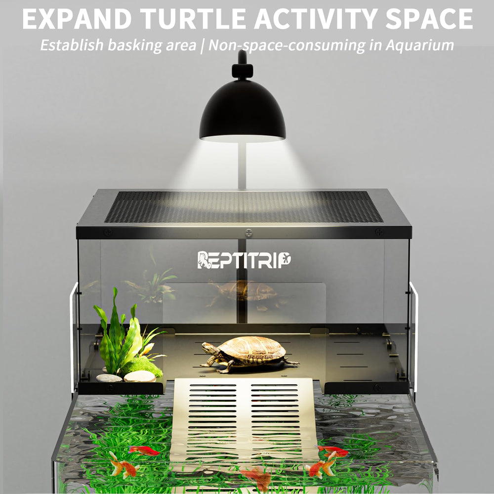 REPTITRIP superficie tortuga acero inoxidable 304 resistente a ambientes húmedos.