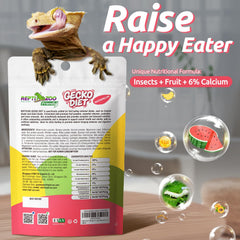 Polvo de frutas de REPTIZOO FRIENDLY para geckos, mezcla nutritiva y aromática
