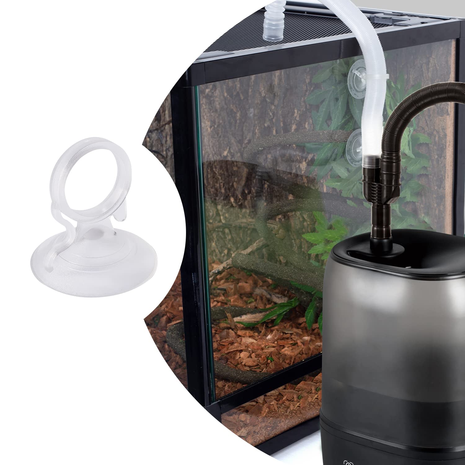 REPTI ZOO kit-accesorios-humedad, solución para terrarios.