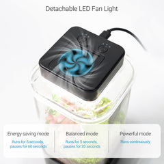 REPTI ZOO Terrario con humidificador automático para humedad estable