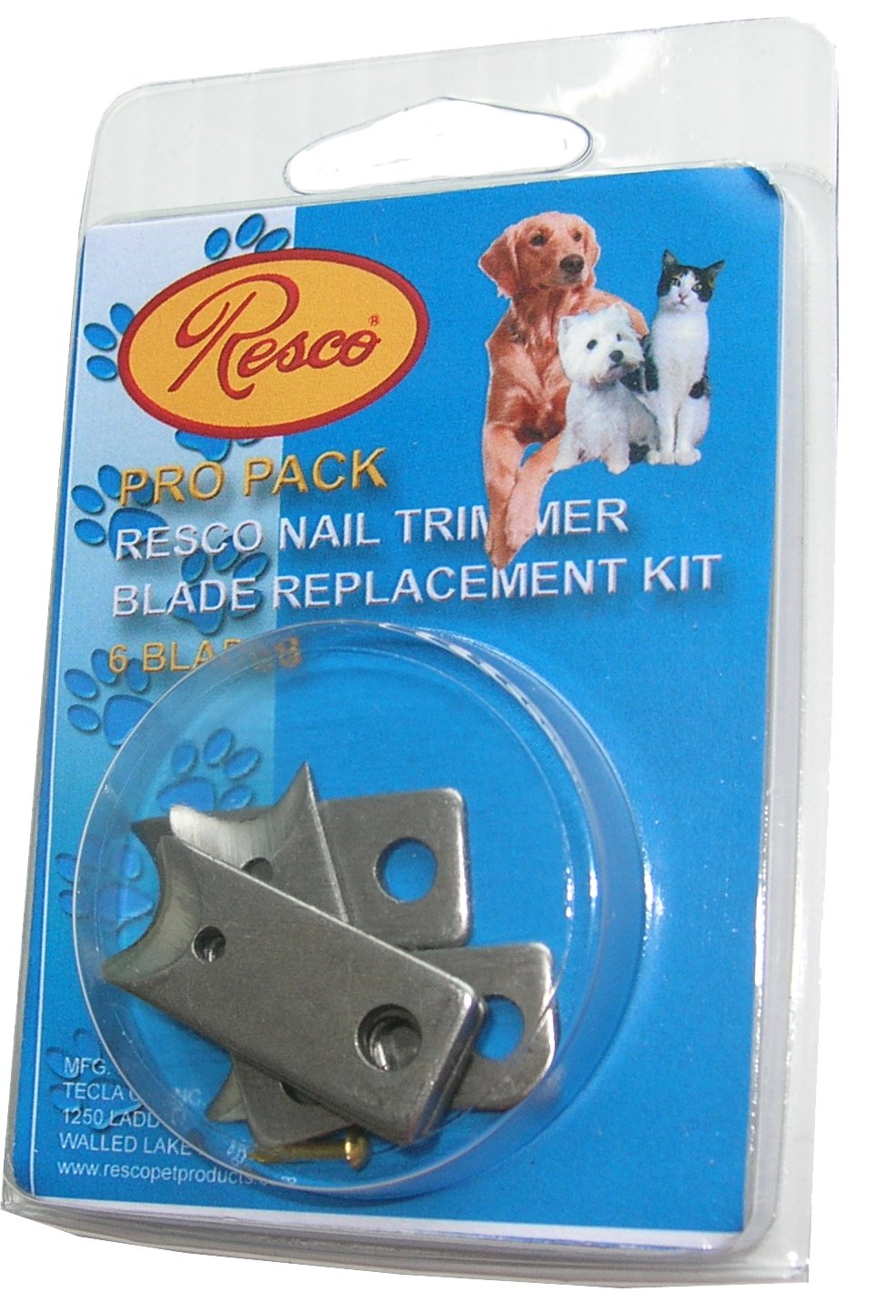 Resco Pro Pack: hojas cortantes para corta-uñas, precisión profesional y durabilidad.