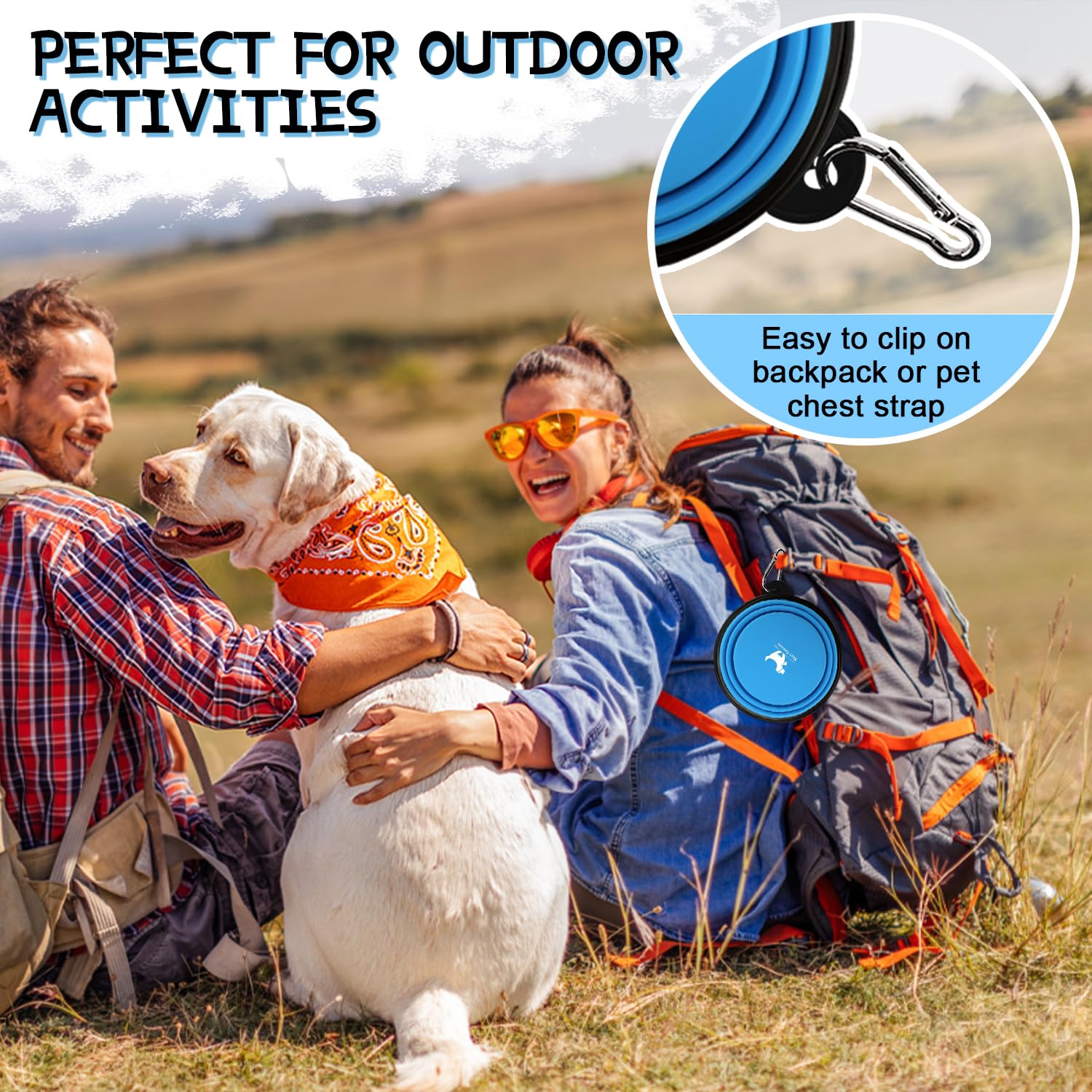 Rest-Eazzzy bol plegable para viaje, perfecto para gatos en viajes.