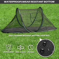 Estructura resistente de Rest-Eazzzy Cat Tent para mayor seguridad al aire libre
