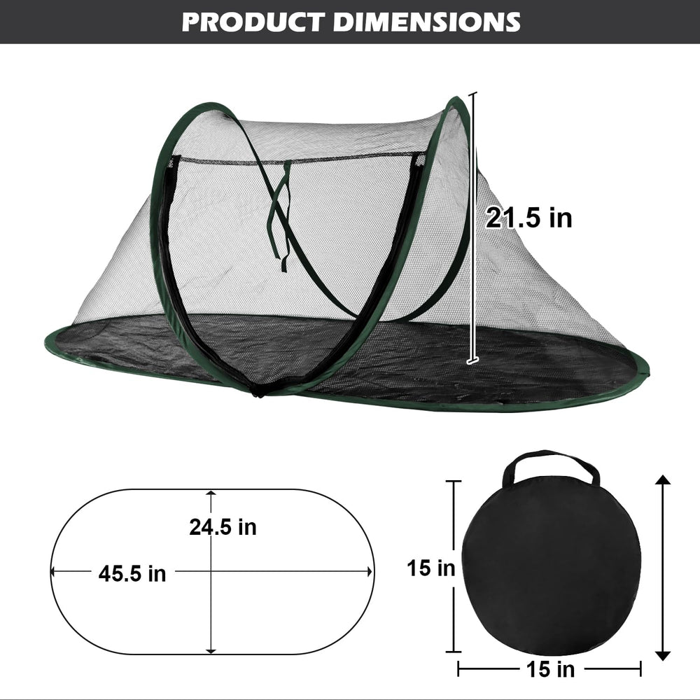 Puerta de 21,5 pulgadas de Rest-Eazzzy Cat Tent para facilitar entrada y salida