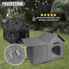 Rest-Eazzzy techo-impermeable, mantiene el interior seco ante la lluvia.