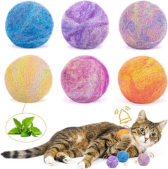 Retro Shaw bola gato con campana para juego activo.