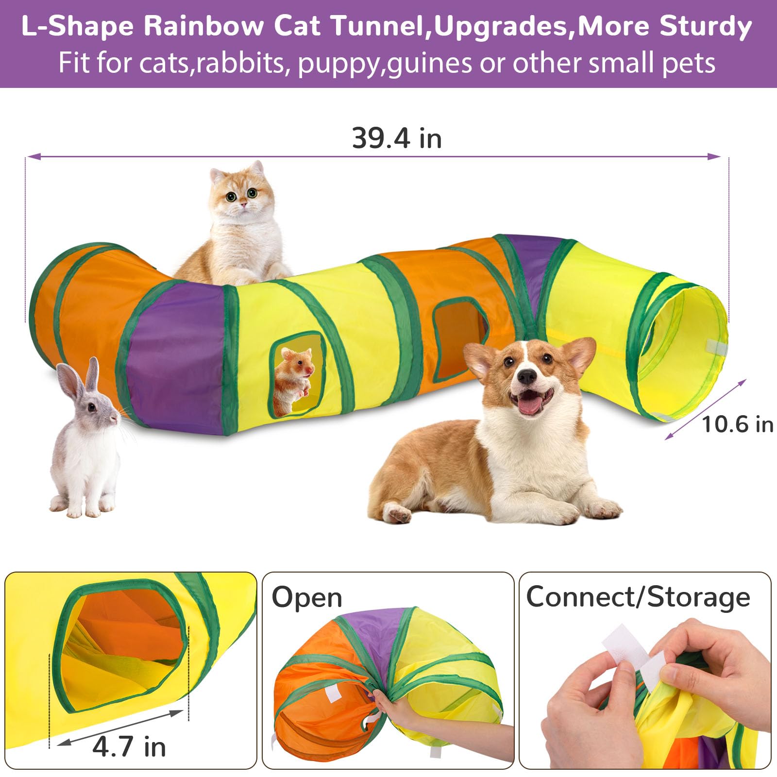 Retro Shaw resortes para gatos: juguetes elásticos para rastrear.
