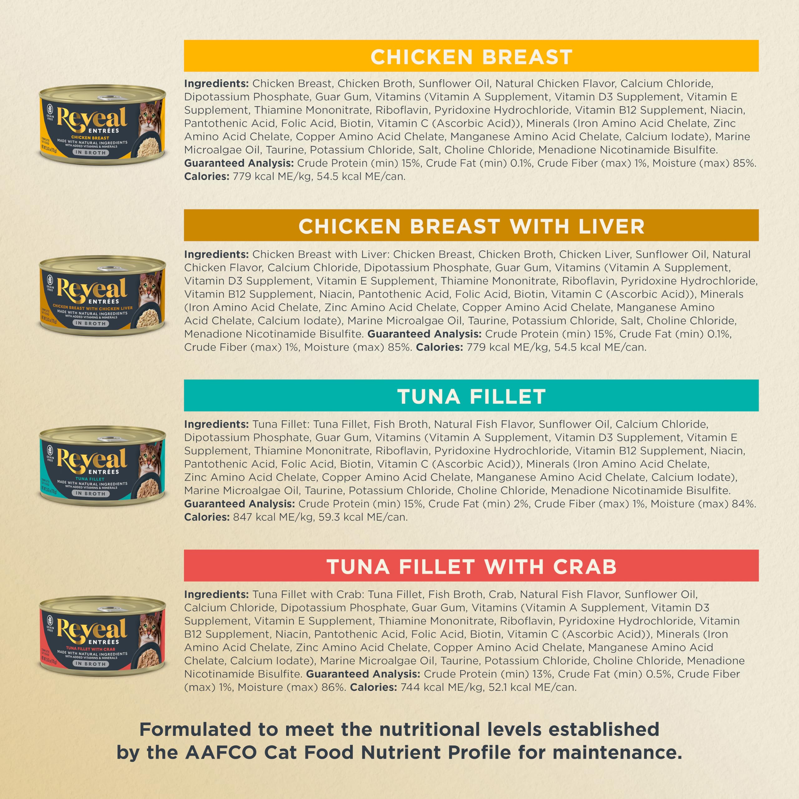 Reveal Entrées proteína real como base para una comida sabrosa.