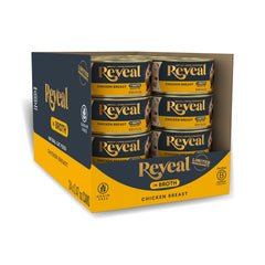 Reveal lata de gato sabor natural con proteína real en cada bocado