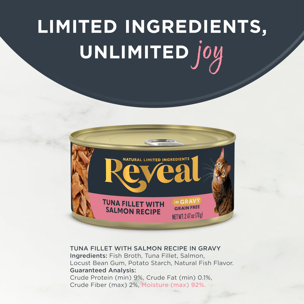 Reveal lata sin colorantes ni preservantes, sabor natural.