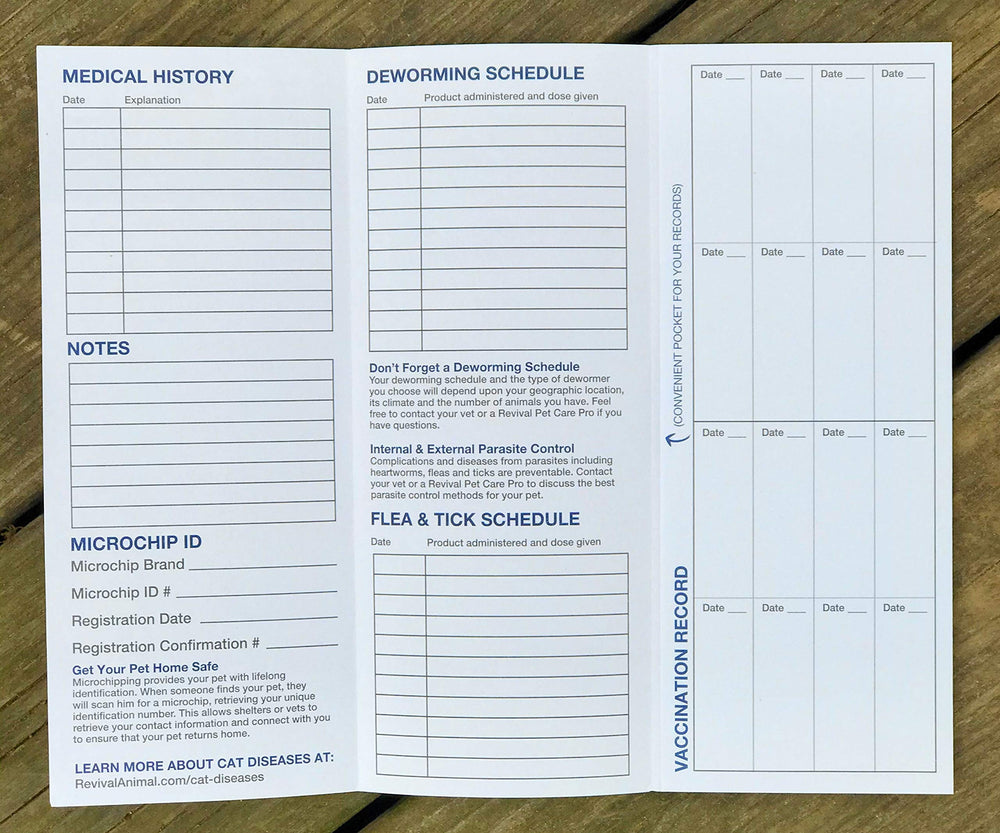 Revival Animal Health: formato personalizable para notas rápidas de clínica o casa