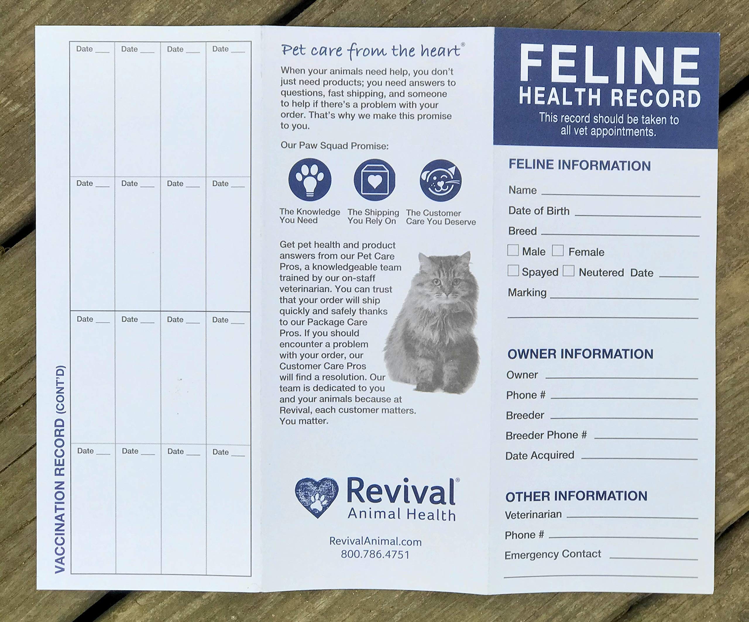 Revival Animal Health: registro médico compacto para mascotas, ideal para refugios