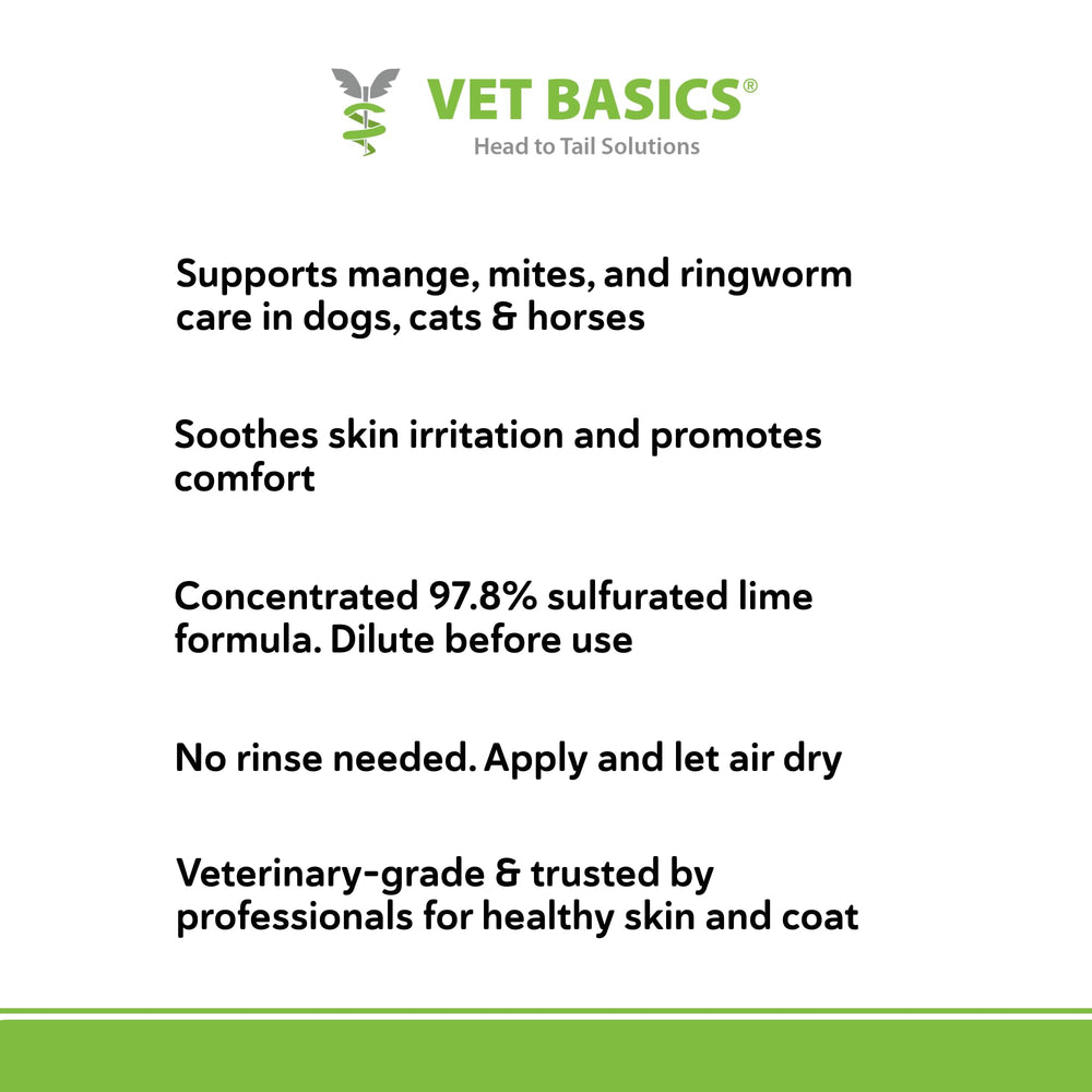 Revival Vet Basics Baño de Azufre: tratamiento cada 5-7 días para piel saludable