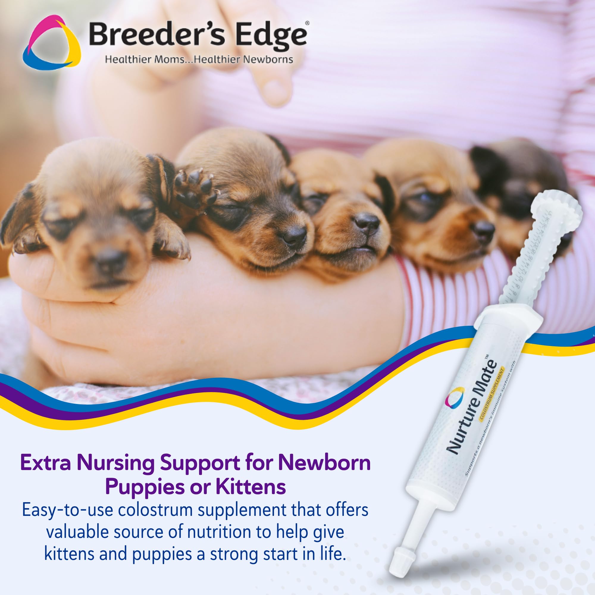 Revival Breeder's Edge Nurture Mate pasta, aplicación fácil para cachorros y gatitos.