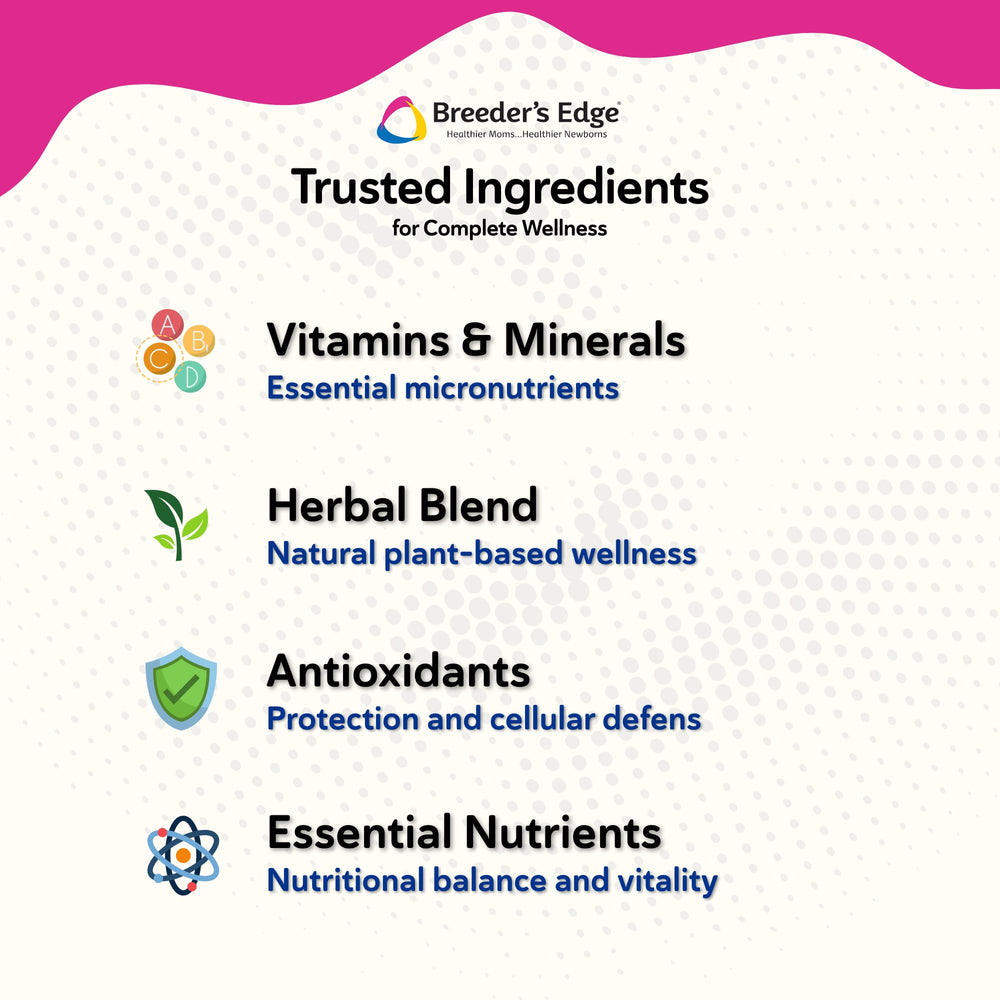 Hierbas naturales en Oxy Momma Soft Chews favorecen la producción de leche.