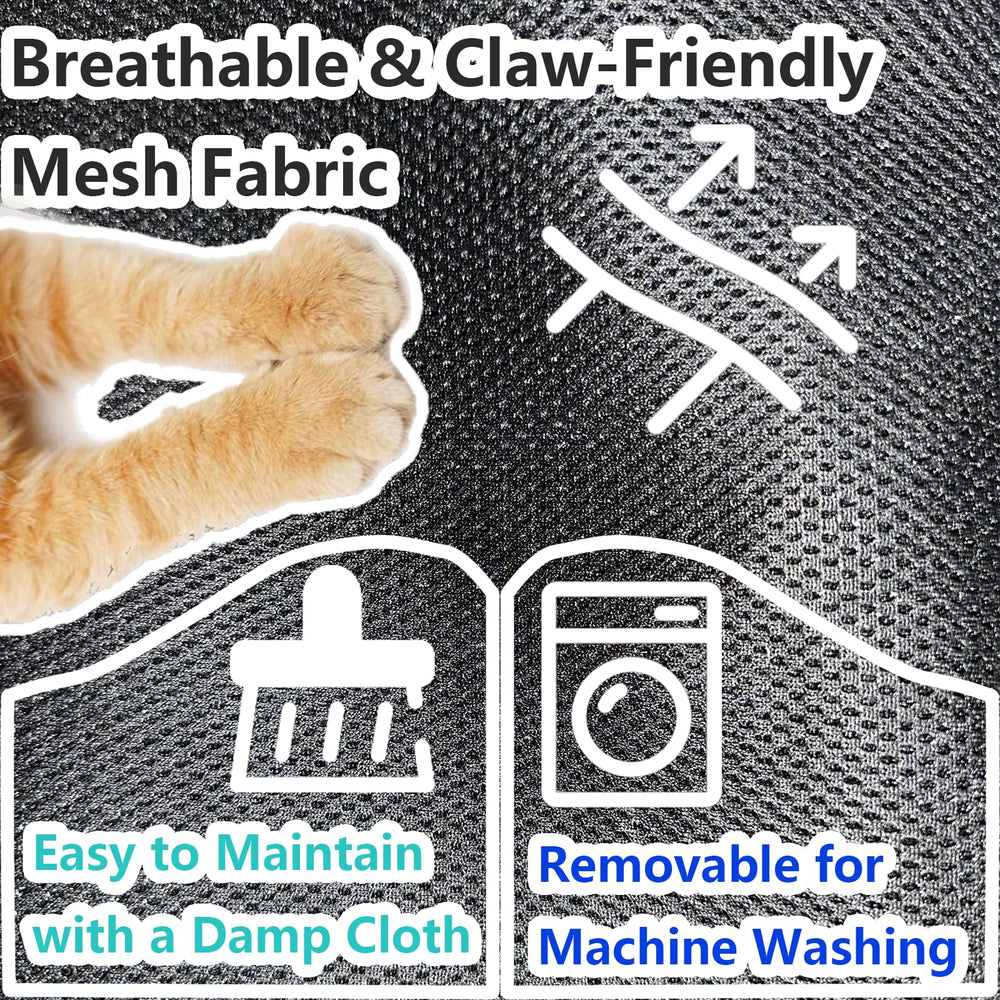 Rexwnadu Cama elevada con base antideslizante mantiene estable al gato.
