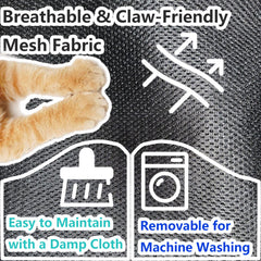 Rexwnadu Cama elevada con base antideslizante mantiene estable al gato.