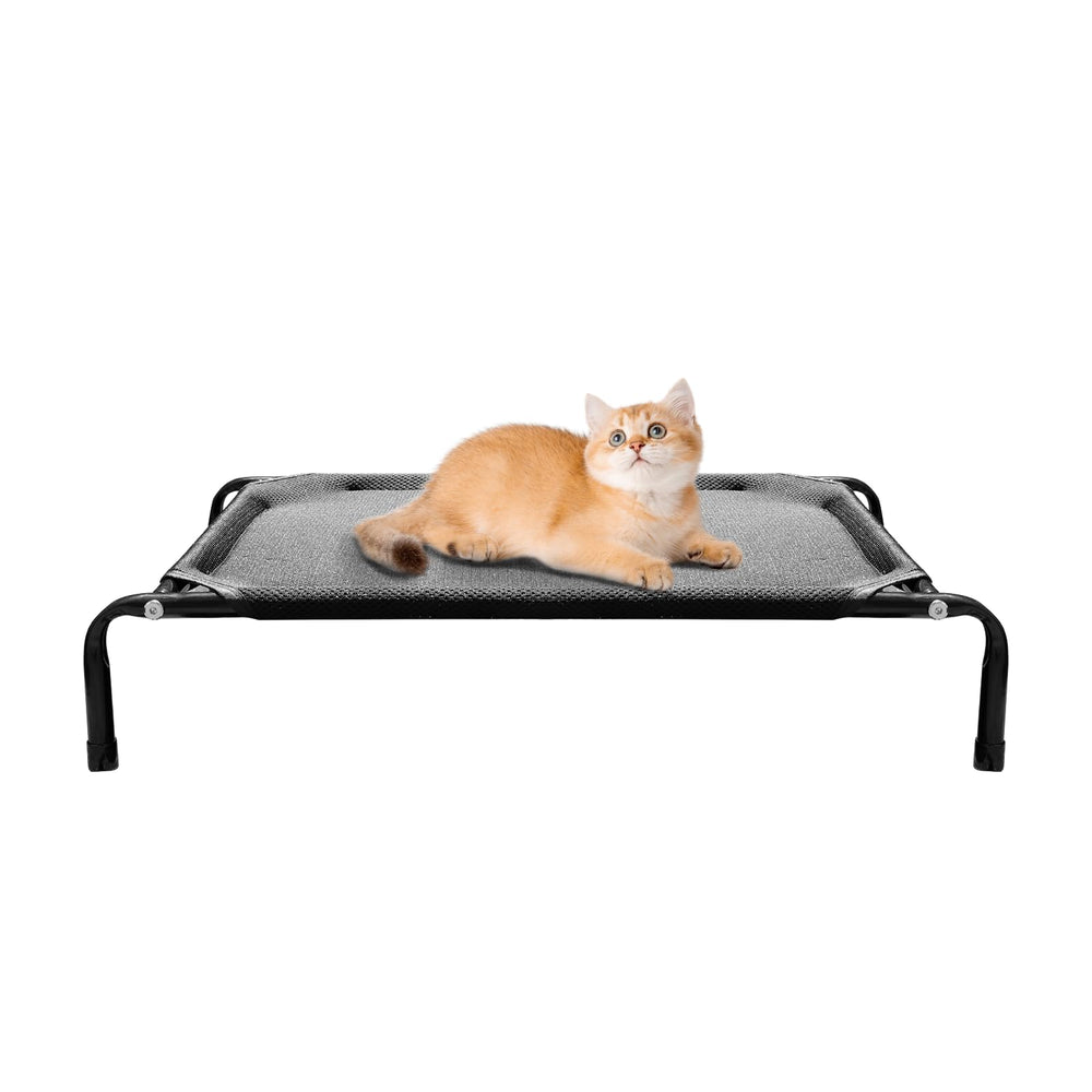 Rexwnadu Cama elevada para gato en interior, descanso cómodo y seguridad.