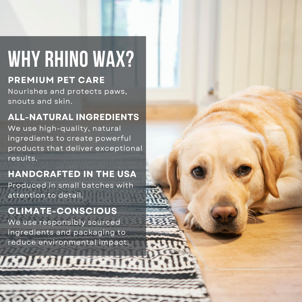 Rhino Wax aporta hidratación para las patas durante aventuras al aire libre