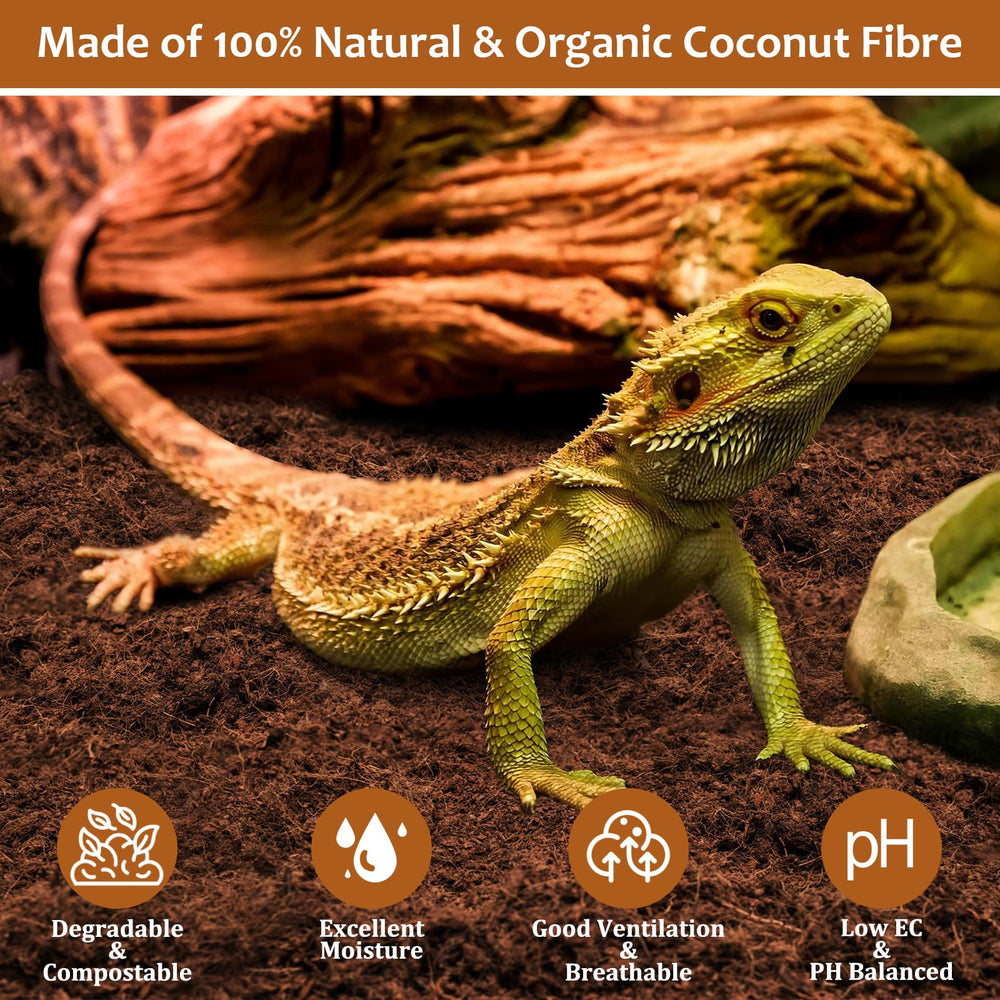 Riare bloques biodegradables de coco, listos para compostaje en jardín.