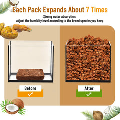 Riare control de humedad, ambiente estable para reptiles tropicales