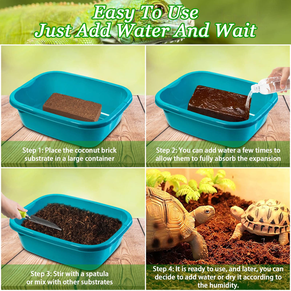 Riare sustrato coco biodegradable y apto para compostaje en terrarios sostenibles.