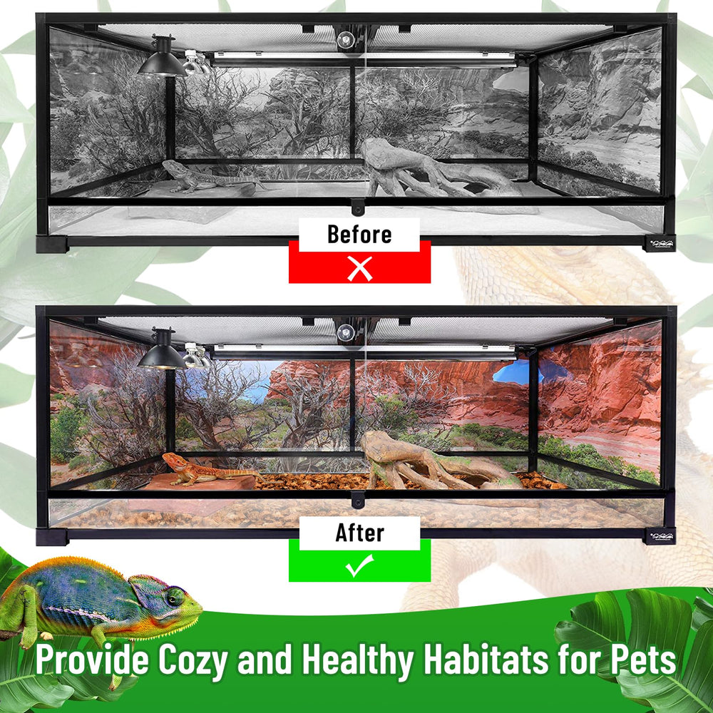 Riare sustrato coco chip habitat natural para reptiles