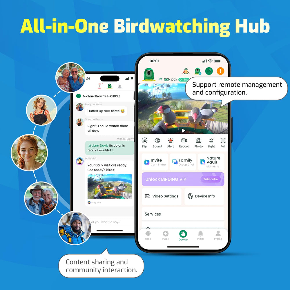 RichBird alimentador colibri vision nocturna para ver de noche.