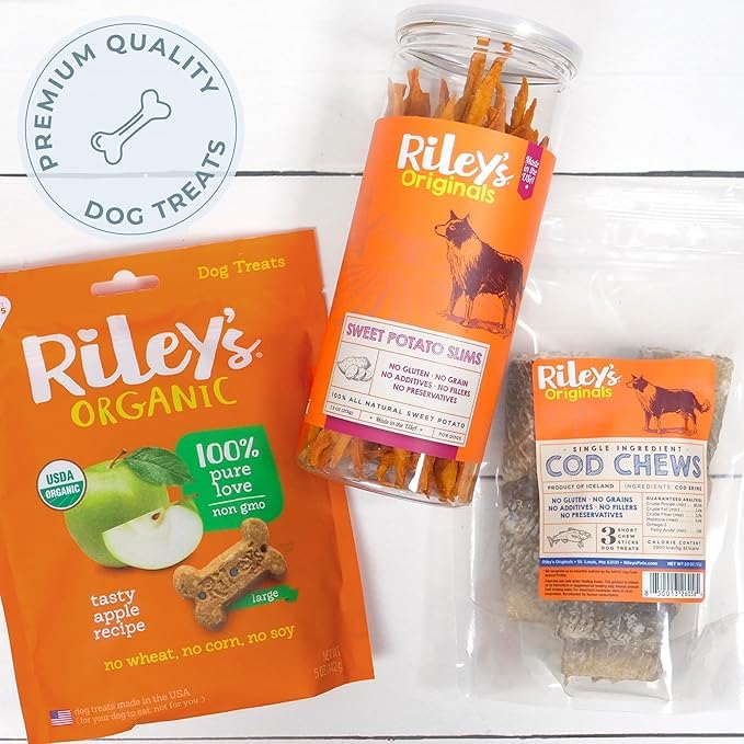 Riley's Tendones de Pavo, digestión suave, opción para estómagos sensibles.