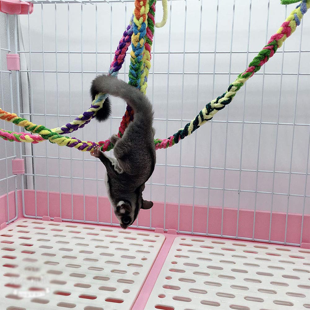 RIOUSSI cuerda colgante, color vivo para jaula segura.