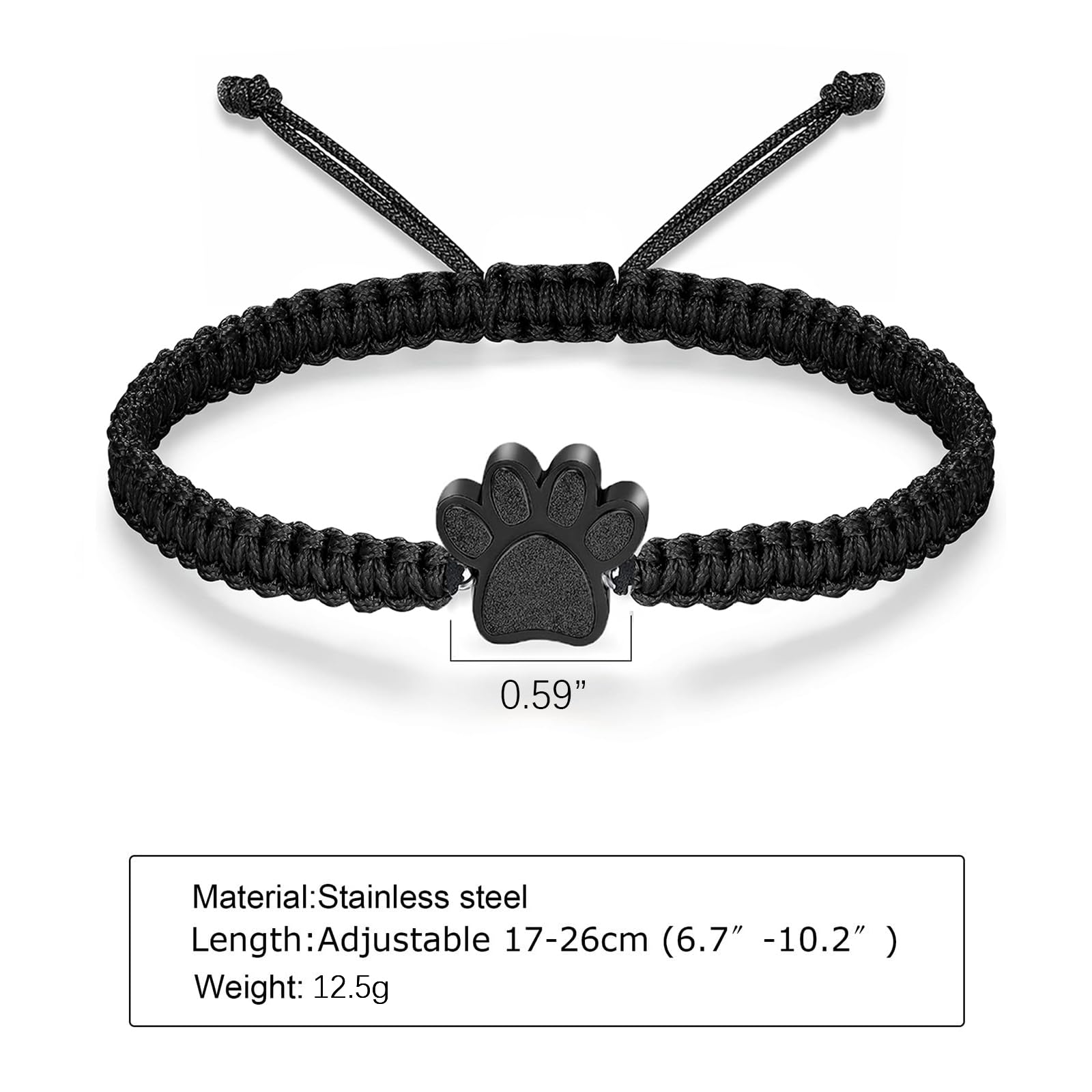 Pulsera RIPFEVURN acero inoxidable hipoalergénica y duradera.
