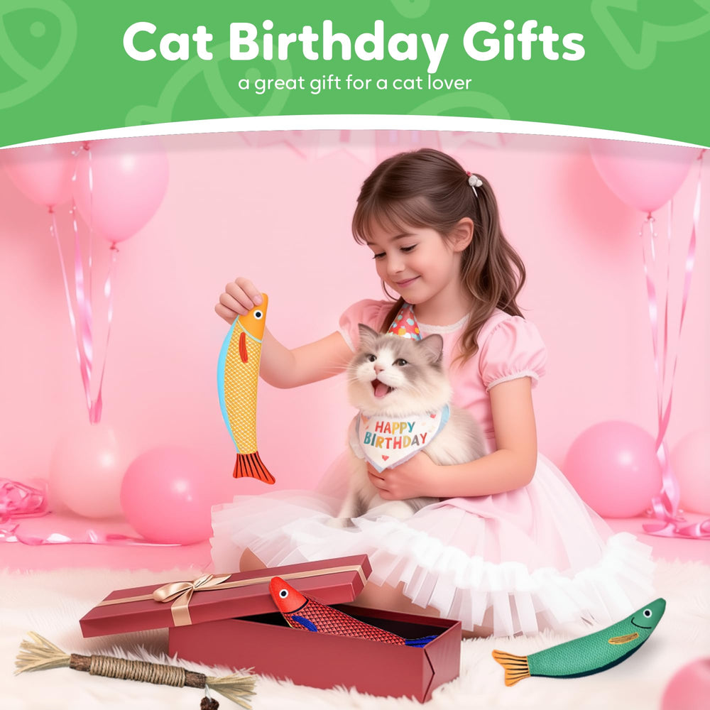 Rishoesu Saury Fish: Regalo ideal para hogares con varios gatos